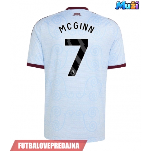 Lacne Muži Futbalové dres Aston Villa John McGinn #7 2026-27 Krátky Rukáv - Tretina